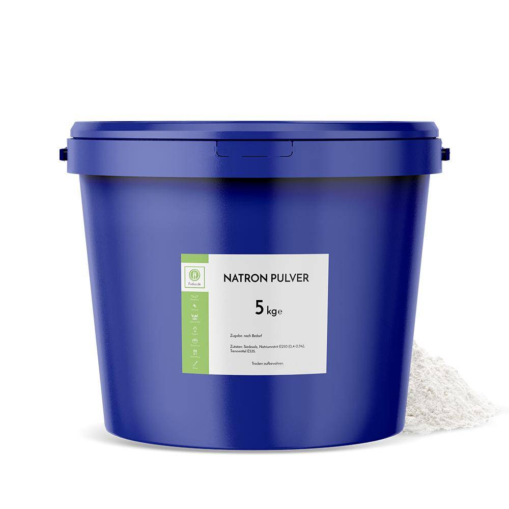 Fuduu.de - Natron Pulver E500 ii Natriumhydrogencarbonat, 5 kg Eimer
