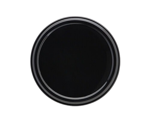 Fuduu.de - Gläserdeckel, 82 mm, schwarz, 5 Stück