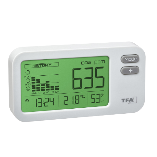 TFA - CO2-Monitor AIRCO2NTROL COACH, weiß