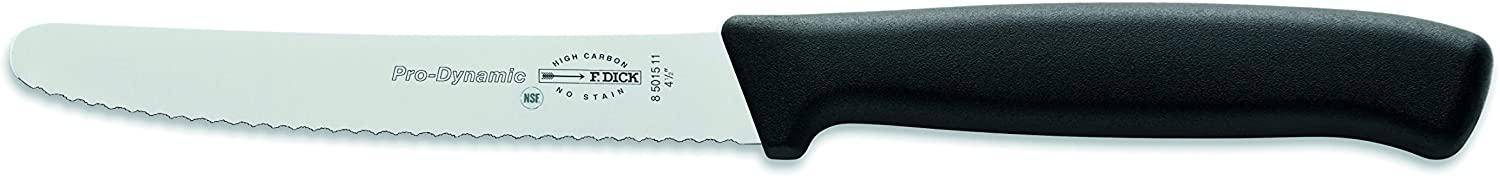 F. DICK - ProDynamic, Allzweckmesser, Wellenschliff, 11cm, schwarz, 85015110