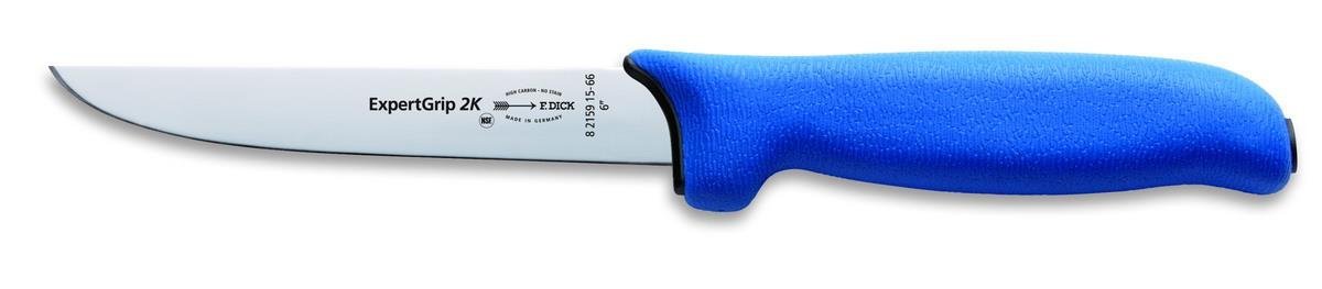 F. DICK - ExpertGrip 2K Ausbeinmesser, breit, 15 cm, blau, 8215915-66