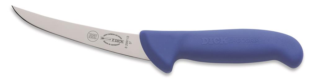 F. DICK - ErgoGrip Ausbeinmesser, geschweifte Klinge, steif, 13 cm, blau, 8299113 F. DICK - ErgoGrip Ausbeinmesser, geschweifte Klinge, steif, 13 cm, blau, 8299113