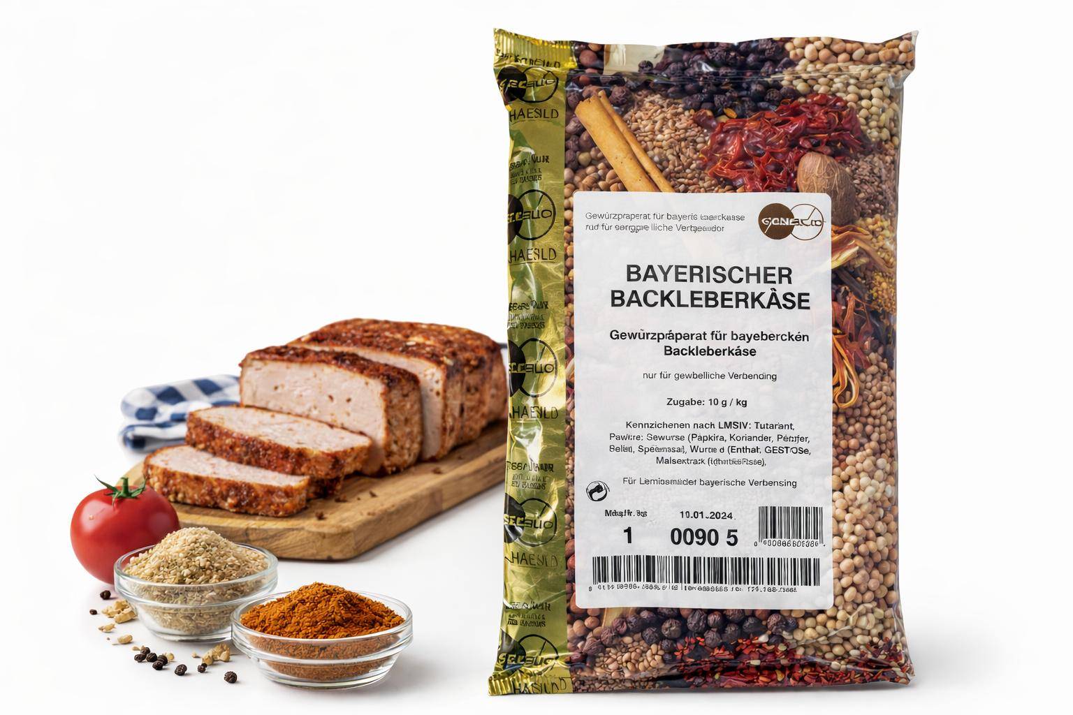 Hagesüd - Bayrischer Backleberkäse, 1 kg Beutel