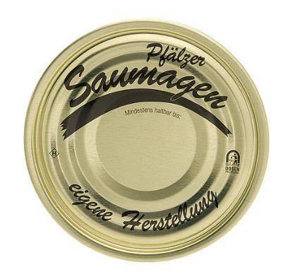 Fuduu.de - Dosendeckel, 99 mm, 100 Stück, Saumagen