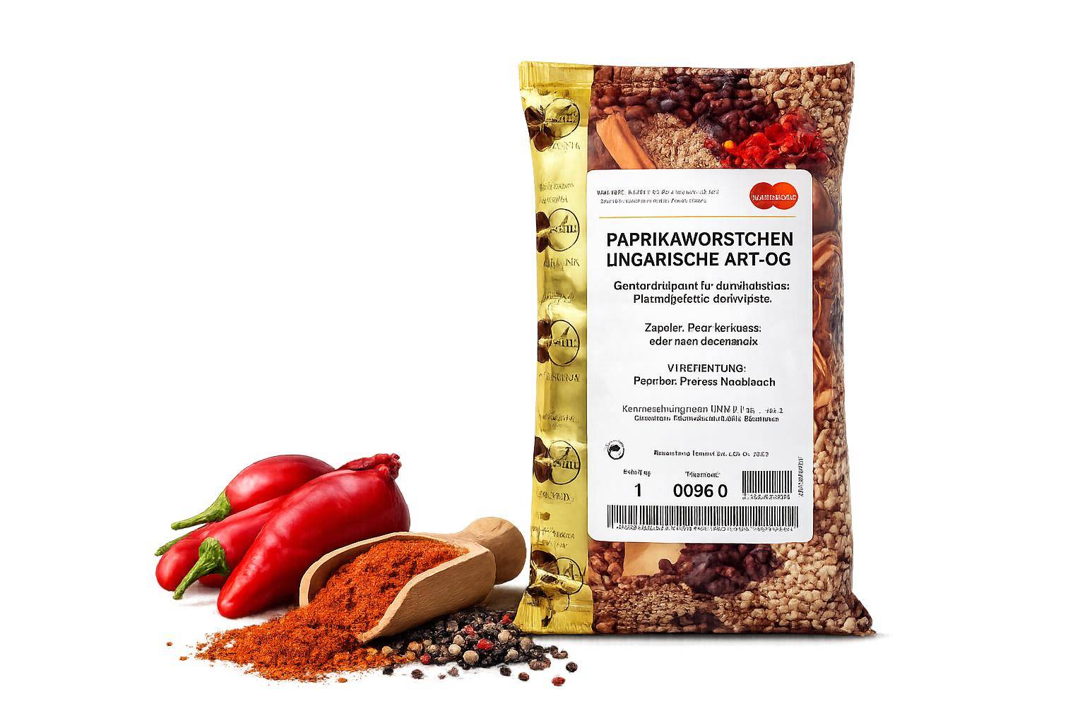 Hagesüd - Paprikawürstchen, ungarische Art, 1 kg Beutel