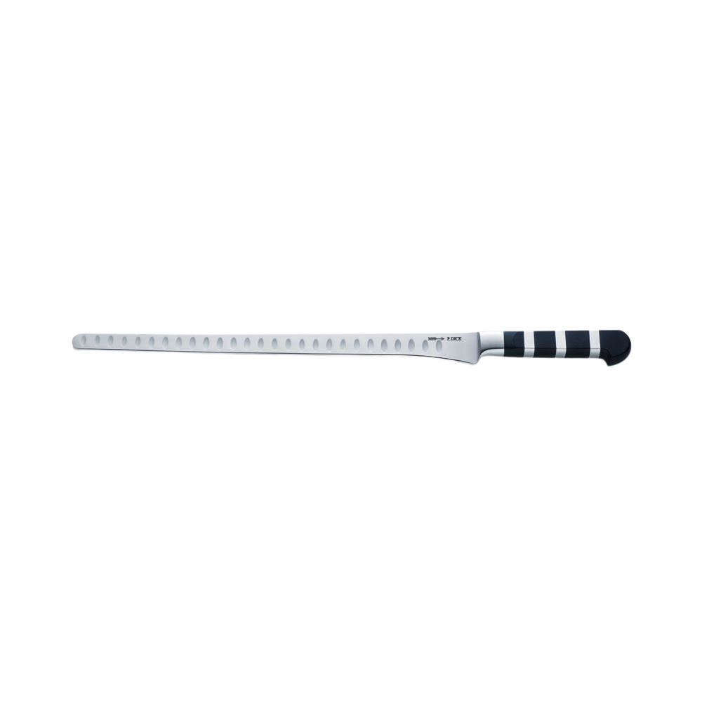 F. DICK - 1905 Lachs-/Schinkenmesser, Kullenschliff, 32 cm, 8195032K F. DICK - 1905 Lachs-/Schinkenmesser, Kullenschliff, 32 cm, 8195032K