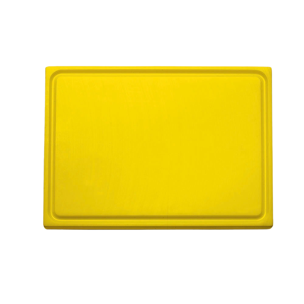 F. DICK - Kunststoff-Schneidbrett 26,5 x 32,5 x 1,8 cm, gelb, 9126500-02