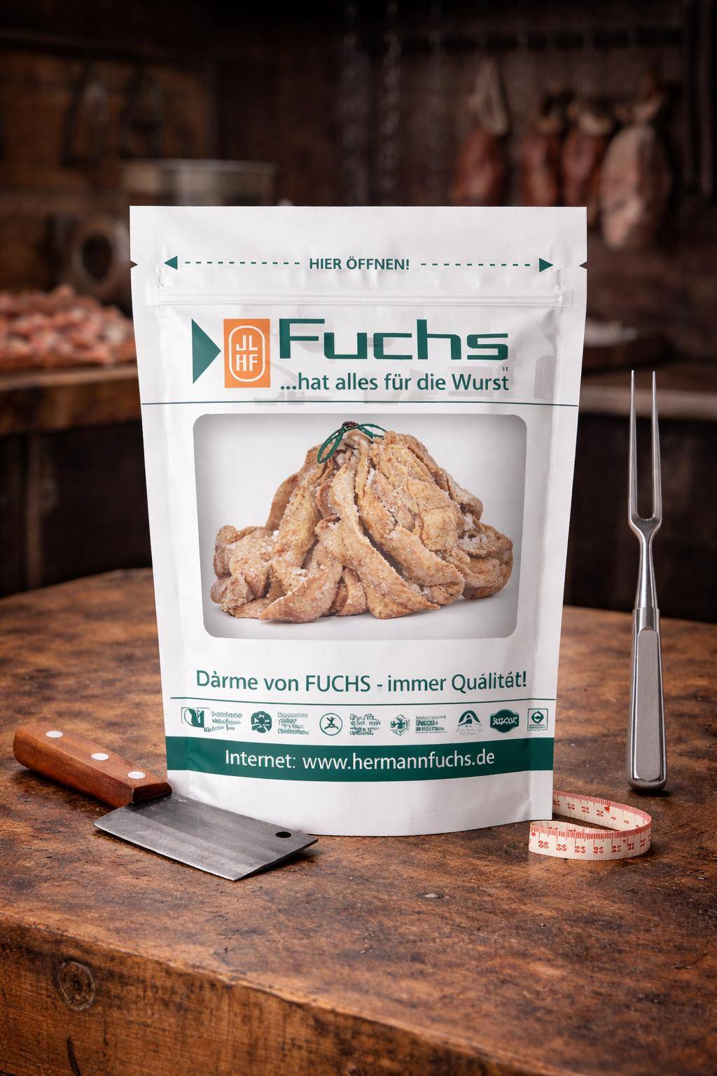 Fuchs - Schweinekrausen, 10 Meter