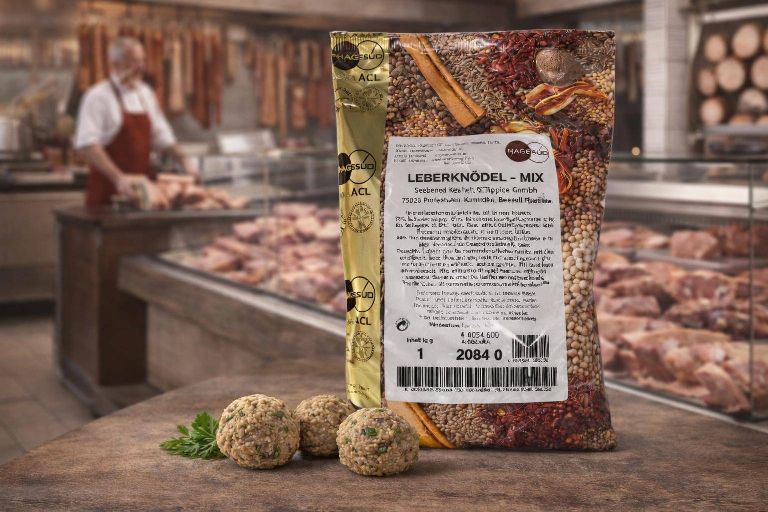 Hagesüd - Leberknödel-Mix, 1 kg Beutel