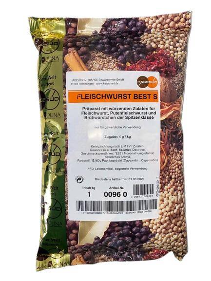 Hagesüd - Fleischwurst Best S, 1 kg Beutel Hagesüd - Fleischwurst Best S, 1 kg Beutel