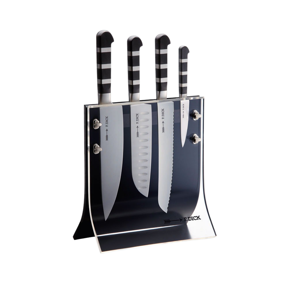 F. DICK - 1905 Messerblock "4 Knives", 4-tlg., schwarz, 8197200 F. DICK - 1905 Messerblock "4 Knives", 4-tlg., schwarz, 8197200