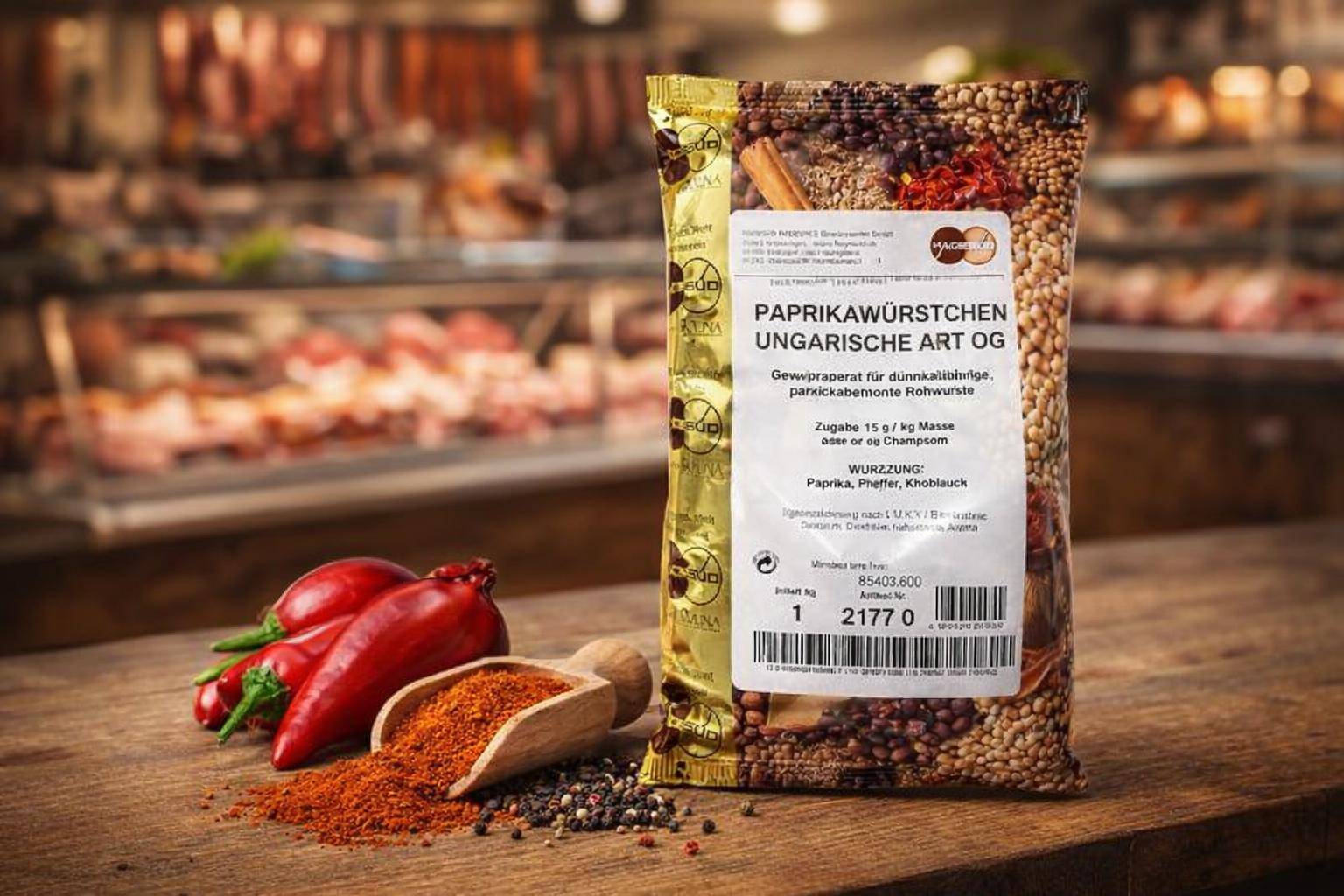 Hagesüd - Paprikawürstchen, ungarische Art, 1 kg Beutel