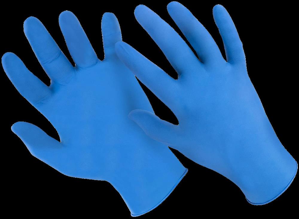 OK ecoline - Nitril Handschuhe, blau, 100 Stück, XL OK ecoline - Nitril Handschuhe, blau, 100 Stück, XL