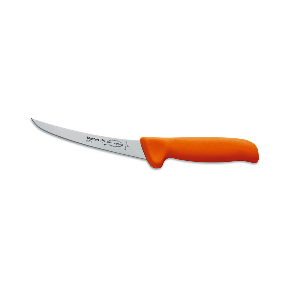 F. DICK - MasterGrip Ausbeinmesser, flexibel, 15 cm, orange, 8288115-53 F. DICK - MasterGrip Ausbeinmesser, flexibel, 15 cm, orange, 8288115-53