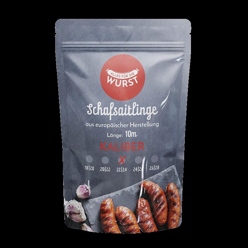 Alles für die Wurst - Irische Schafsaitlinge, 22 | 24 mm, 10 Meter Alles für die Wurst - Irische Schafsaitlinge, 22 | 24 mm, 10 Meter