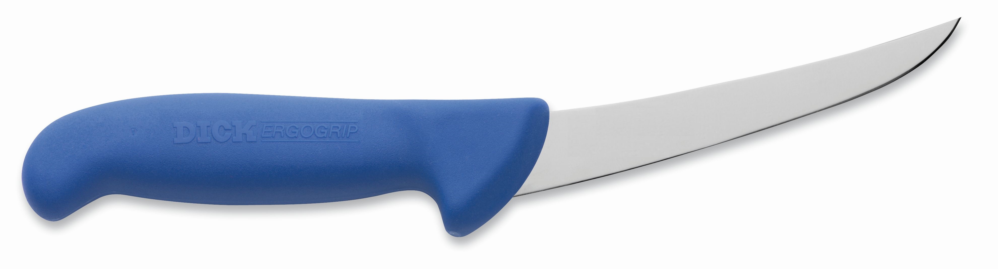 F. DICK - ErgoGrip Ausbeinmesser, geschweifte Klinge, steif, 13 cm, blau, 8299113
