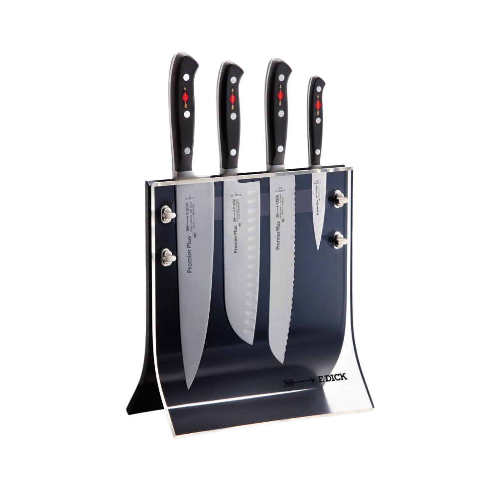 F. DICK - Premier Plus Messerblock "4Knives", 4-tlg., schwarz, 8804011