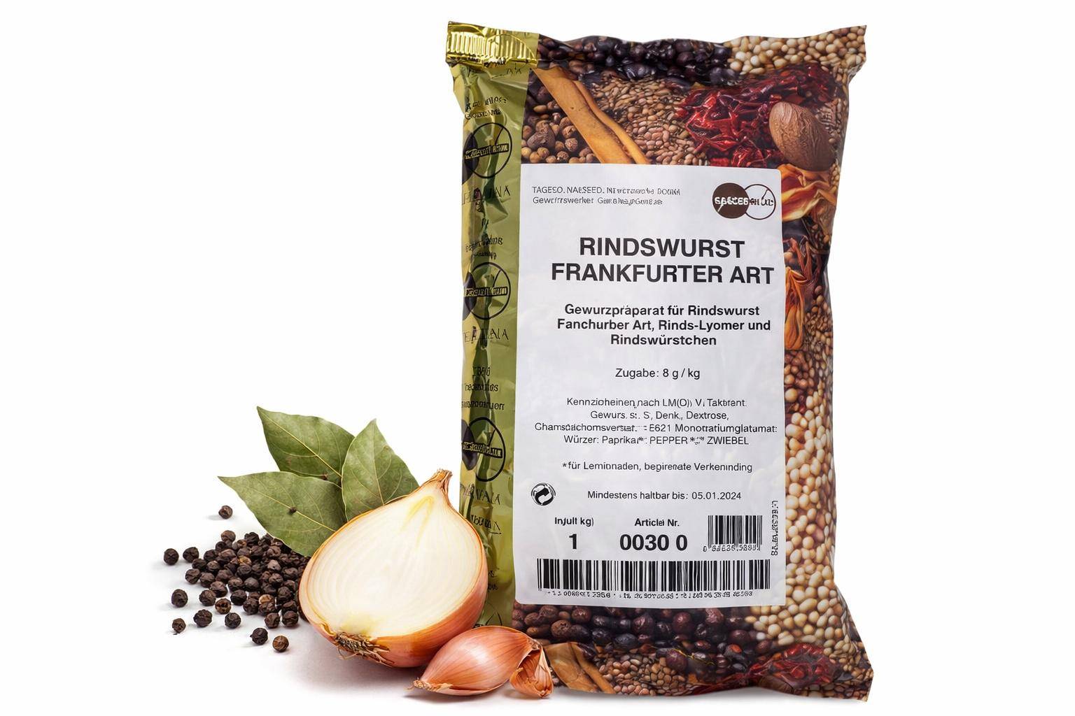 Hagesüd - Rindswurst Frankfurter Art, 1 kg Beutel