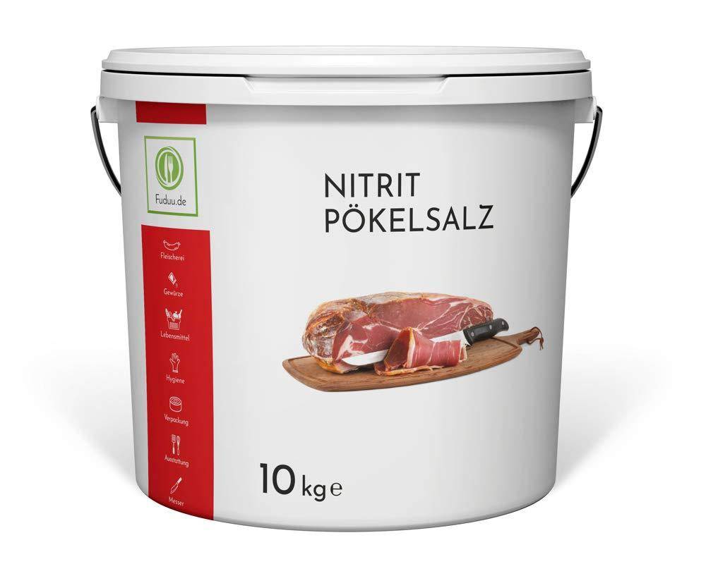 Fuduu.de - Nitritsalz / Pökelsalz, 10 kg Eimer