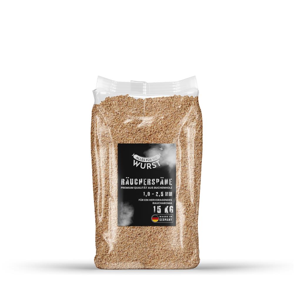 Alles für die Wurst - Räuchermehl Buche 7/20, feingrob, 15 kg Sack