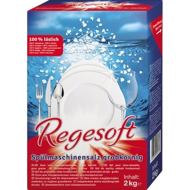 Regesoft - Spülmaschinensalz, grobkörnig, 6 x 2 kg Karton Regesoft - Spülmaschinensalz, grobkörnig, 6 x 2 kg Karton
