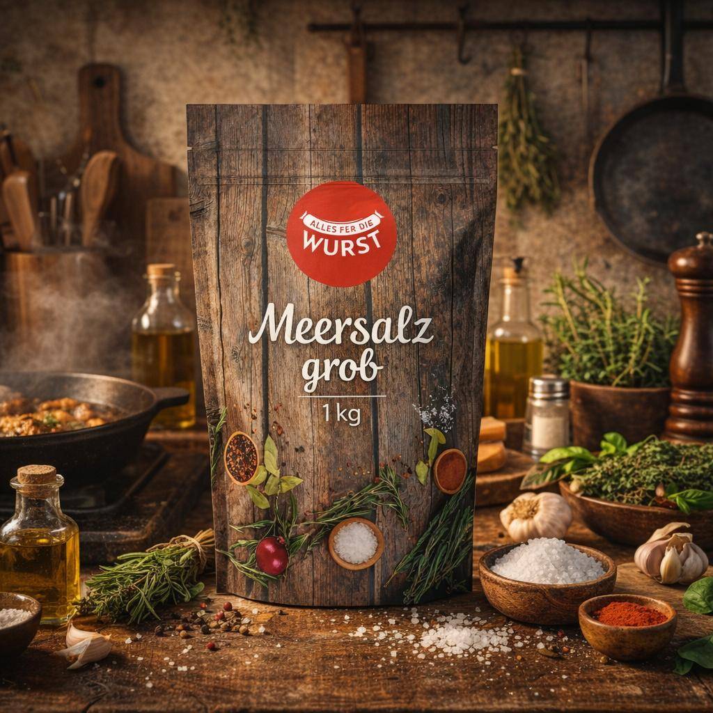 Meersalz, grob, 1 kg Beutel