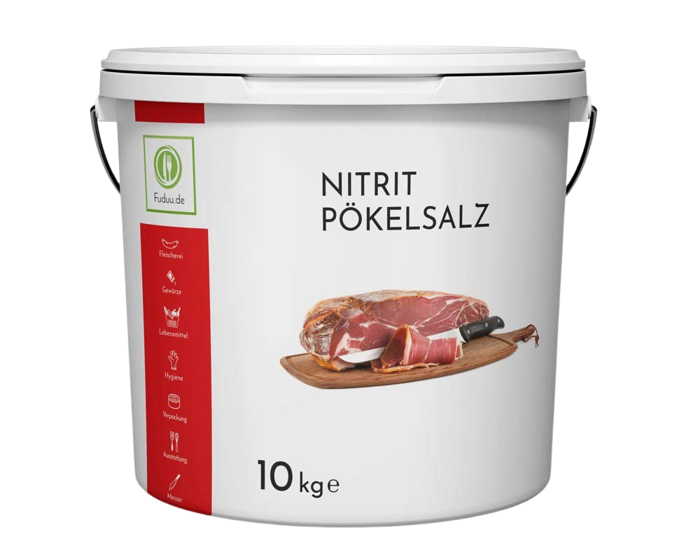 Fuduu.de - Nitritsalz / Pökelsalz, 10 kg Eimer