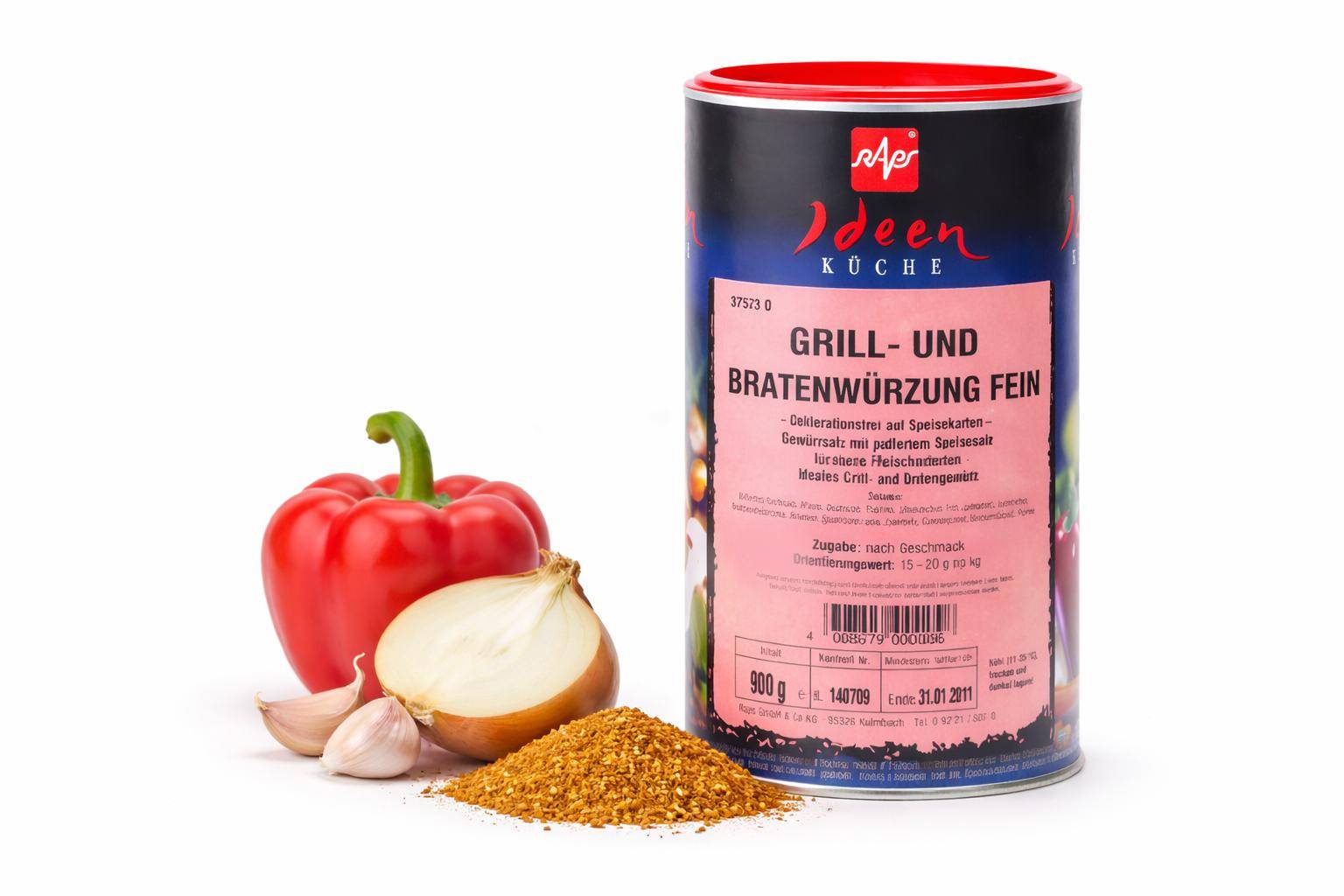 Raps - Grill- und Bratenwürzung fein, 900 g Dose