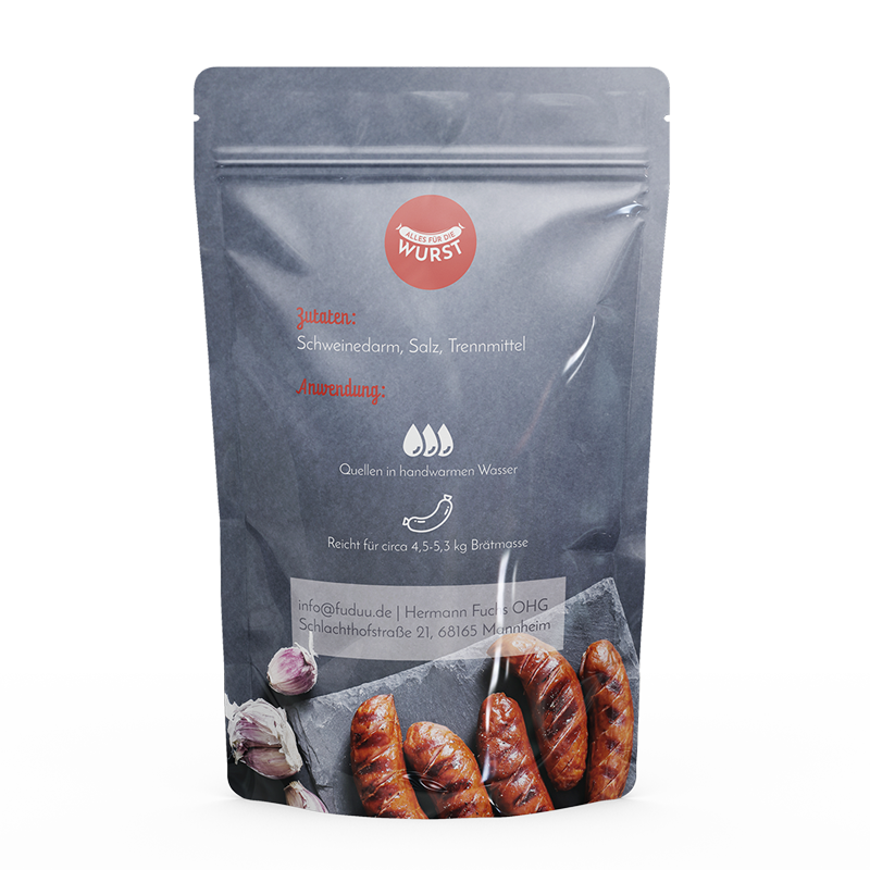 Alles für die Wurst - Irische Schafsaitlinge, 24 | 26 mm, 10 Meter Alles für die Wurst - Irische Schafsaitlinge, 24 | 26 mm, 10 Meter