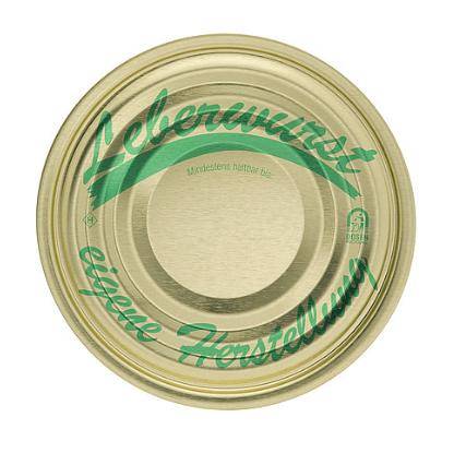 Fuduu.de - Dosendeckel, 73 mm, 100 Stück, Leberwurst