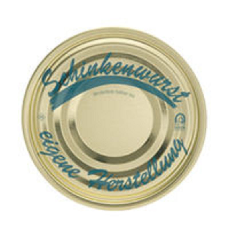 Fuduu.de - Dosendeckel, 73 mm, 100 Stück, Schinkenwurst