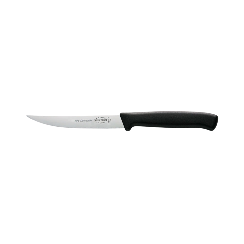 F. DICK - ProDynamic Universalmesser, Wellenschliff, 11 cm, schwarz, 8261211