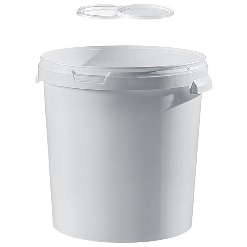Kunststoff Eimer rund, Hobbock, 33 ltr., mit Deckel Kunststoff Eimer rund, Hobbock, 33 ltr., mit Deckel