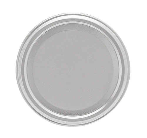 Fuduu.de - Gläserdeckel, 82 mm, silber, 1 Stück