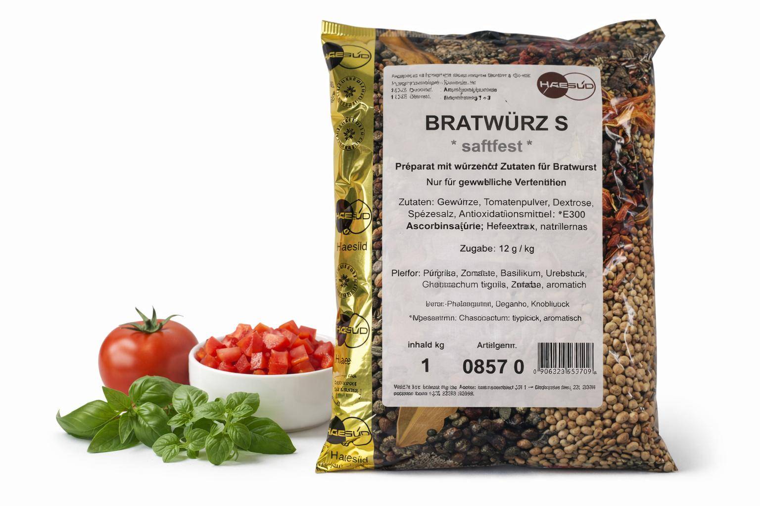 Hagesüd - Bratgewürz S, satfest, 1 kg Beutel