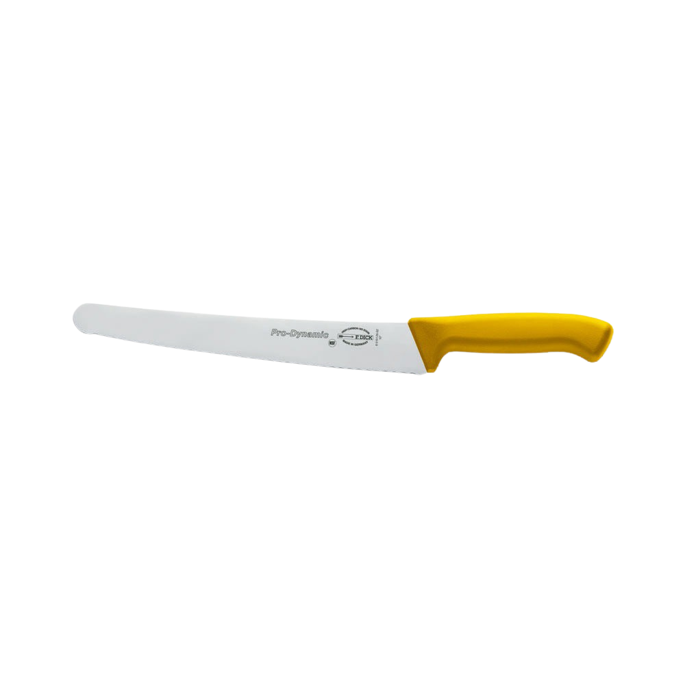F. DICK - ProDynamic Universalmesser, Wellenschliff, 26 cm, gelb, 8515126-02 F. DICK - ProDynamic Universalmesser, Wellenschliff, 26 cm, gelb, 8515126-02