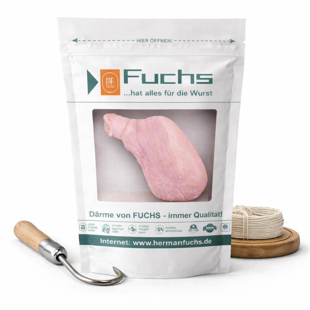 Fuchs - Schweineblasen, gereinigt und gesalzen, 5 Stück