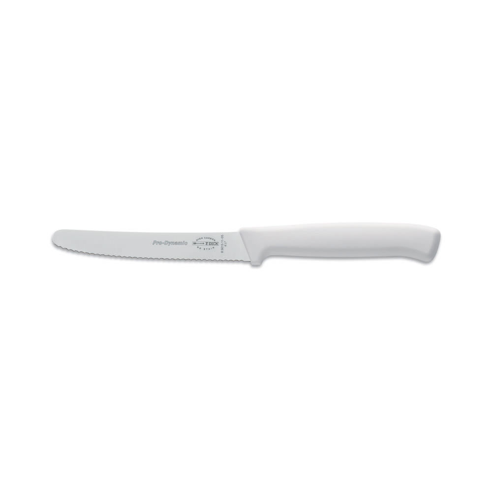 F. DICK - ProDynamic Allzweckmesser, Wellenschliff, 11 cm, weiß, 8501511-05 F. DICK - ProDynamic Allzweckmesser, Wellenschliff, 11 cm, weiß, 8501511-05