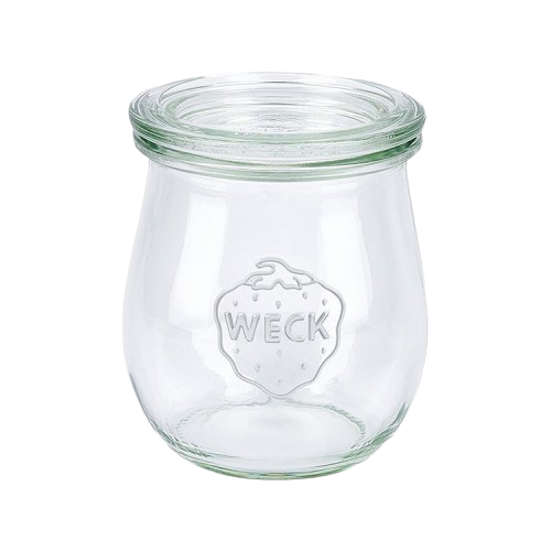 Weck - Mini-Tulpenglas mit Deckel, 220 ml, 762, 12 Stück Weck - Mini-Tulpenglas mit Deckel, 220 ml, 762, 12 Stück