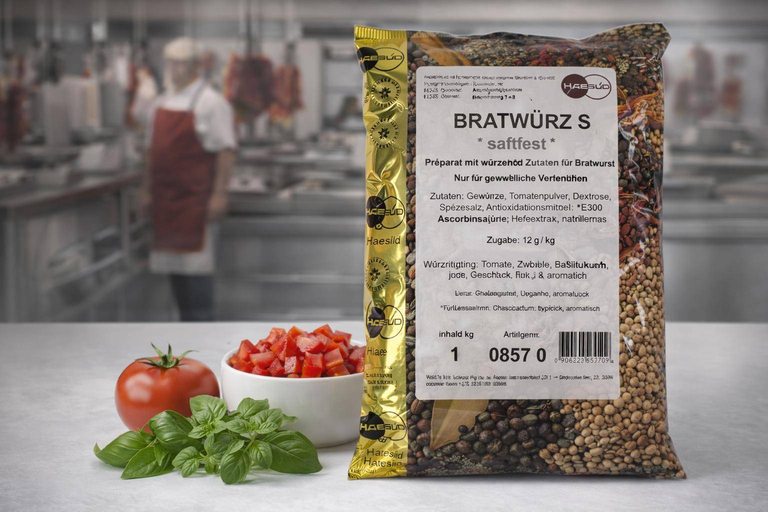 Hagesüd - Bratgewürz S, satfest, 1 kg Beutel