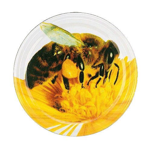Fuduu.de - Gläserdeckel, 82 mm, Biene, 10 Stück