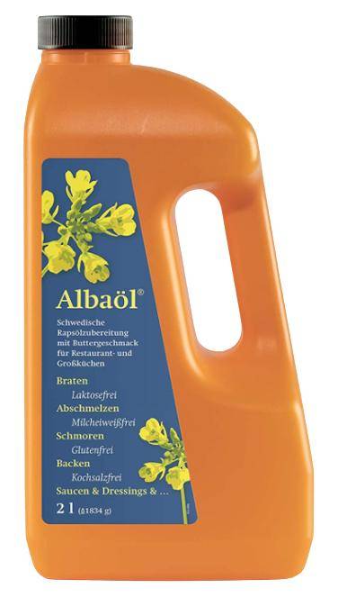 Albaöl - Rapsöl mit Buttergeschmack - 2 Liter