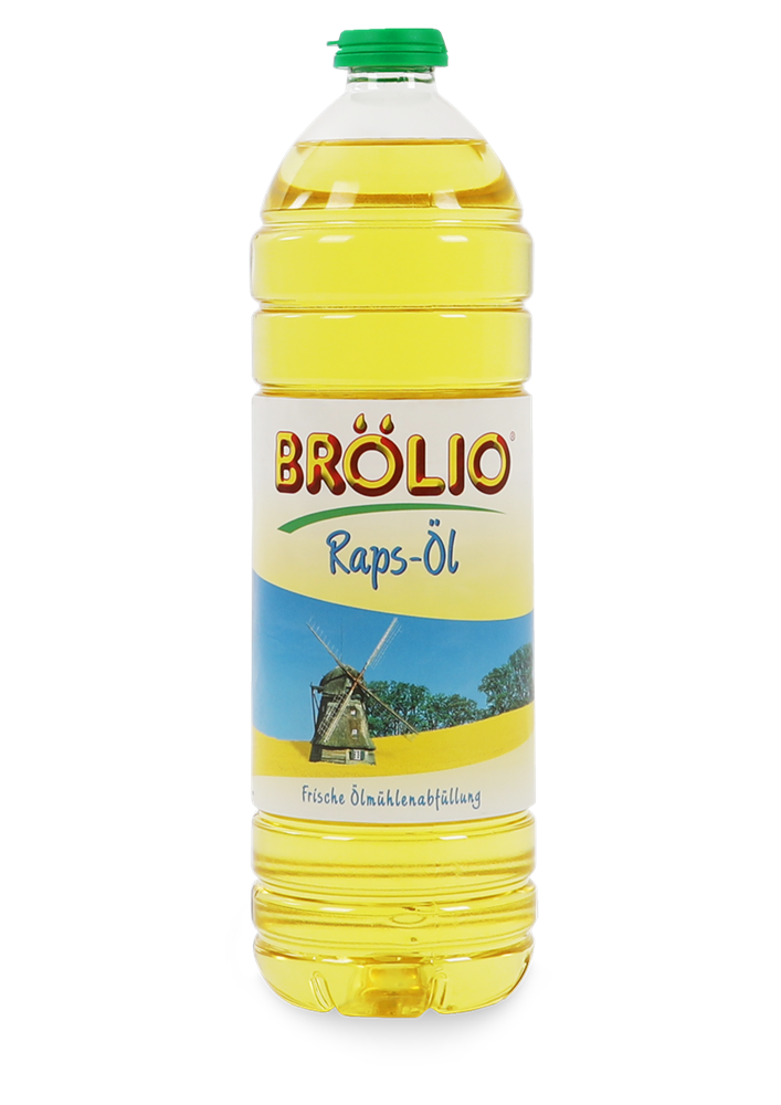 Brölio - Rapsöl, 1 Liter PET-Flasche Brölio - Rapsöl, 1 Liter PET-Flasche