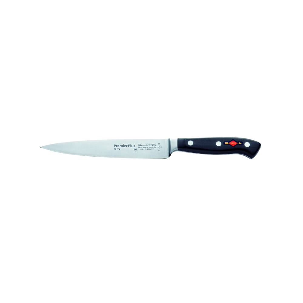 F. DICK - Premier Plus Filetiermesser, flexibel, 18 cm, schwarz, 8145418 F. DICK - Premier Plus Filetiermesser, flexibel, 18 cm, schwarz, 8145418
