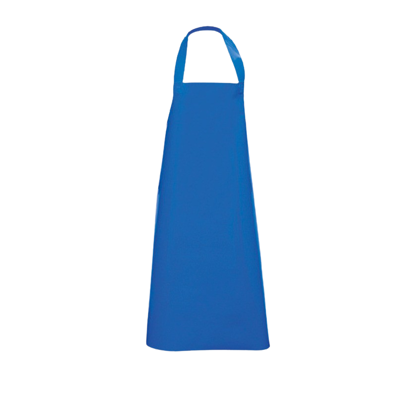 Best4Food - "Bären PU" Folienschürze, mit praktischen Gummiverschluss, blau, Größe: 110 cm