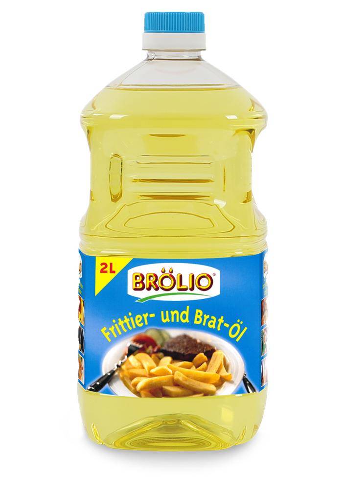 Brölio - Frittier- und Bratöl, 2 Liter PET-Flasche