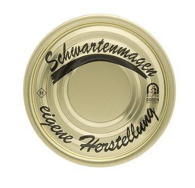 Fuduu.de - Dosendeckel, 73 mm, 100 Stück, Schwartenmagen