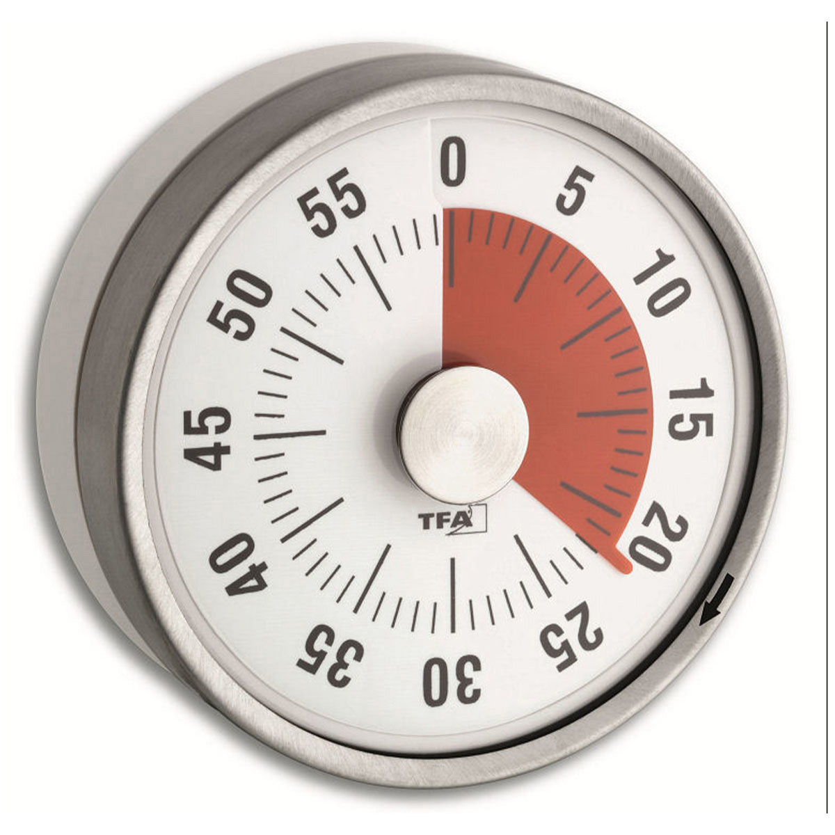 TFA - Analoger Küchen-Timer, silber TFA - Analoger Küchen-Timer, silber