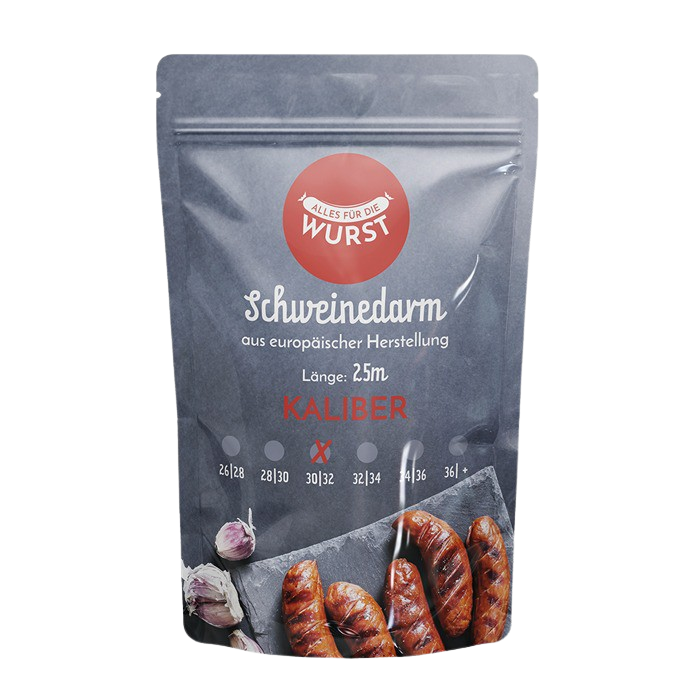 Alles für die Wurst - Schweinedarm, 30 | 32 mm, 25 Meter