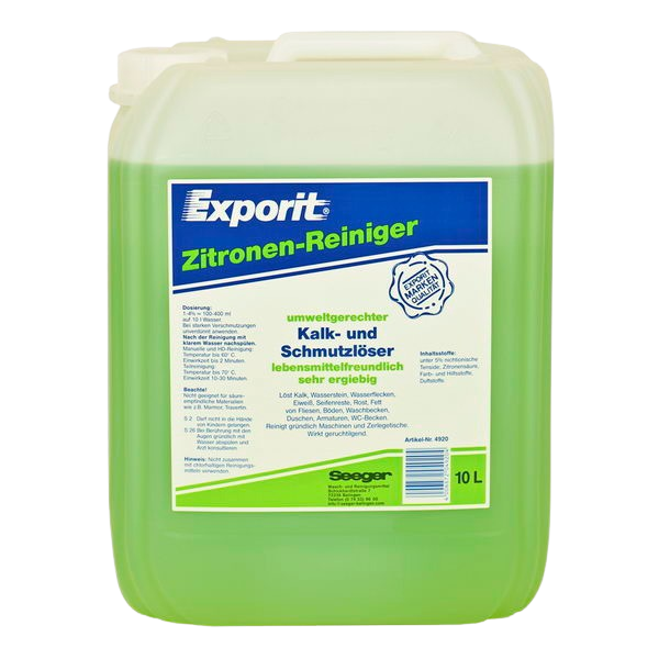 Exporit - Zitronenreiniger, 10 Liter Kanister